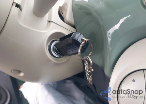 2012 Fiat 500 Lounge z USA, uszkodzony, nr VIN 3C3CFFCR0CT128100